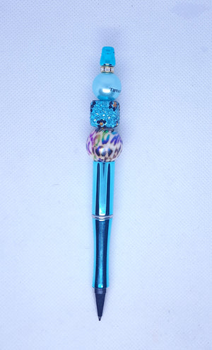 Plastic Beadable Pens, Press Ball Point Pens, for DIY Pen